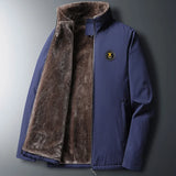 Ironcliff™ Jacke Mit Samtweichem Innenfutter und Premium-Finish – Blau