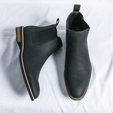 Elias | Chelsea-Stiefel aus Leder – Mitternachtsschwarz