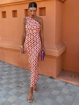 Irmgard | Elegantes Kleid – Orange