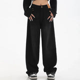 Gaby Weitbein-Jeanshose Vintage-Look – Schwarz
