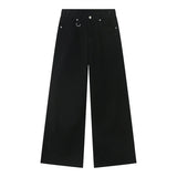Herren Vintage Baggy Jeans | Straßenkleidung-Stil – Schwarz