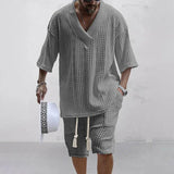 Rocky™ – Klassisches Sommer-Strickset – Grau