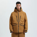 Unisex-Skijacke für Wintersport | funktionale Ausführung – Braun