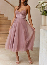 Lorianna – Traumhaftes Kleid im Korsett-Stil – Rosa