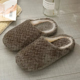 Unisex Warme und Weiche Hausschuhe | Winter – Kaffee