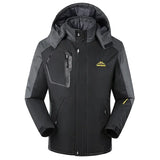 Herren-Skijacke mit Kapuze | Winter-Oberbekleidung – Schwarz