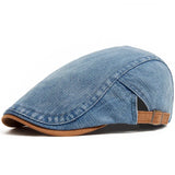 Schiebermütze aus Premium Denim – Blau