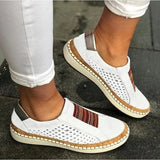 Mateo - Slipper mit Perforierungen – Weiß
