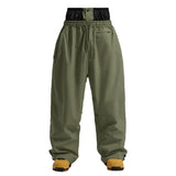 Unisex-Skihose im Cargo-Stil | locker geschnitten – Grün