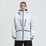 Unisex-Skijacke für Wintersport | funktionale Ausführung – Weiß