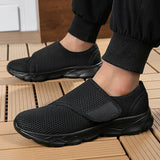 Eudora - Gepolsterte orthopädische Wanderschuhe – Schwarz