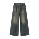 Herren Vintage Baggy Jeans | Straßenkleidung-Stil – Altblau