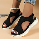 Vicenta – Leichte Orthopädische Sandalen – Schwarz