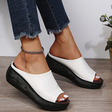 Kara | Gepolstert Schnalle Sandalen – Weiß