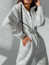 Winter-Overall: eleganz und komfort für kalte tage – Weiß