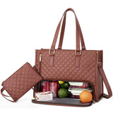 Isolierte 2-in-1 Handtasche – Stilvolle Thermotasche für Damen – Kamel
