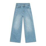 Herren Vintage Baggy Jeans | Straßenkleidung-Stil – Light-blue