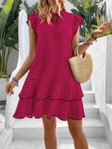 Bonnie - Klassisches Elegantes Kleid – Rot