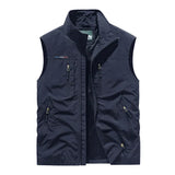 Hernan | Stilvolle Softshell Outdoor-Weste – Blau