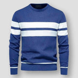 Dundeve – gemütlicher streifenpullover, stilvoll und bequem – Blau