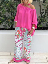 Samantha | Chic Zweiteiliges Set – Rosa