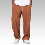 Samuel – Weite Komforthose mit verstellbarem Bund – Orange-rot