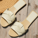 Jessie | Gepolstert Blockabsatz Schuhe – Beige