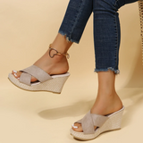 Jenna - Orthopädische Damensandalen – Braun