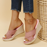 Jenna - Orthopädische Damensandalen – Pink