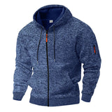 Jesson – Stilvolle Fleece-Kapuzenjacke – Blau