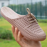 Damen Atmungsaktive Slipper Cosma - Rutschfest, Elegantes Slip-On Design für Frühling & Sommer – Khaki