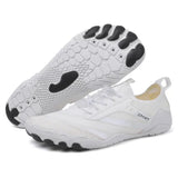 Ultrabequeme barfubschuhe aus echtem leder – raphael – Cyan