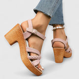 Lumina | Komfortable Mode-Sandalen – Rosa