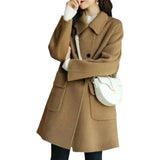 Lorilee - eleganter wintermantel – Khaki