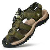 Liam - Geschlossene Trekking Sandalen – Grün