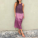 Lyraia – Stilvolles, leuchtendes Ombré-Kleid – Lila