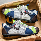 Mats | Bunte Retro-Sneaker – Weiß