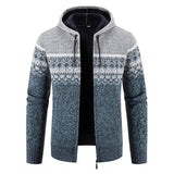 Julian | Vintage Cardigan mit Reißverschluss – Hellgrau2