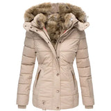Vita- parkas für damen – Apricot