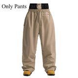 Unisex Hose | lockere Beinform mit elastischem Bund – Khaki