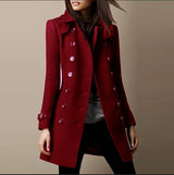 Oholibamah - Eleganter Damenmantel – Rot