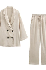 Mckenzie - Blazer Set – Khaki