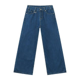 Herren Vintage Baggy Jeans | Straßenkleidung-Stil – Tiefblau