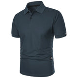 Horatio - Knitterfreies Sommer-Poloshirt – Dunkelgrau