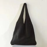 Damen Umhängetasche – Veganes Leder – Alltag & Büro Handtasche – Schwarz