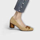 Mathilda – High Heels mit Komfort-Finish – Khaki