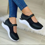 Emilia - Sneaker mit Klettverschluss – Schwarz