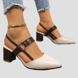 Henley | Slingback-Heels mit klarer Silhouette – Beige