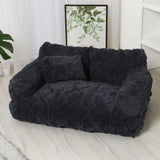 Modern Haus™ Haustierbett im Sofa-Design mit Premium-Design und Kuscheligem Komfort – Dunkelgrau