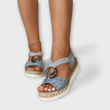 Hermia™  Damen Freizeit-Sandalen – Blau